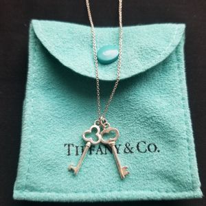 Tiffany & Co. Three Key Pendant Necklace